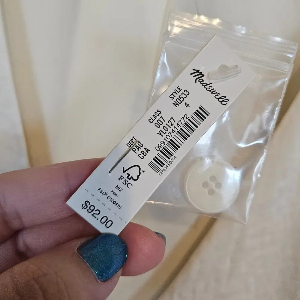 Madewell button front